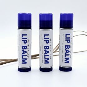 Tallow Lip Balm - Organic Tallow Lip Care 3 pack